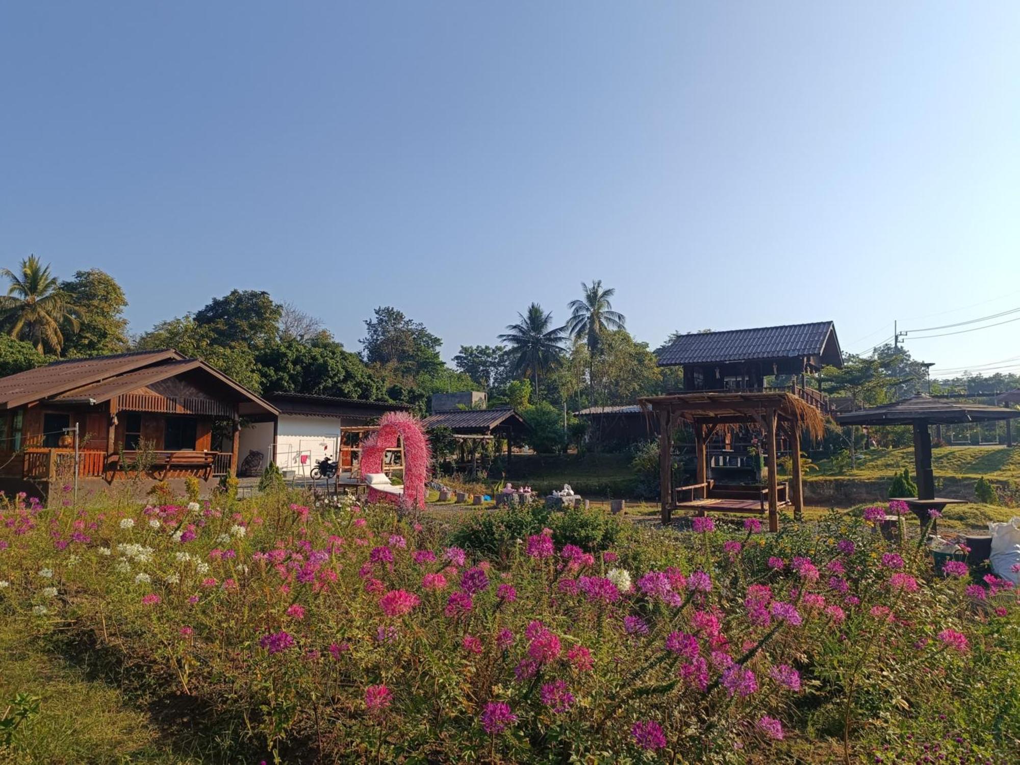 ม่วนใจ๋ปันสุข โฮมสเตย์แอนคาเฟ่ Muanjai Punsuk Homestay And Cafe Chom Thong Exterior photo